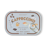 Paddywax Bistro Cappuccino Printed Tin Candle – Chocolate & Cherry