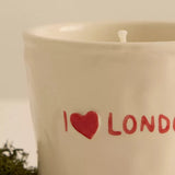 Paddywax Bistro I Heart London Ceramic Candle