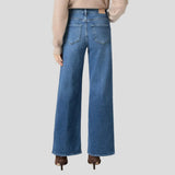 PAIGE Anessa 31" Wide Leg Jean In Freeride Medium Blue