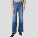 PAIGE Anessa 31" Wide Leg Jean In Freeride Medium Blue