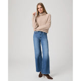 PAIGE Anessa 31" Wide Leg Jean in Freeride Medium Blue