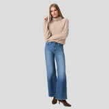 PAIGE Anessa 31" Wide Leg Jean In Freeride Medium Blue