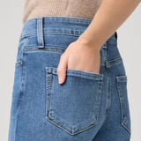 PAIGE Anessa 31" Wide Leg Jean In Freeride Medium Blue
