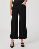 PAIGE Anessa Wide Leg Jean in Black