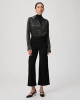 PAIGE Anessa Wide Leg Jean in Black