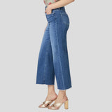 PAIGE Anessa Wide Leg Jean In Rock Show Distressed