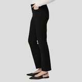 PAIGE Cindy Straight Jean In Black Shadow