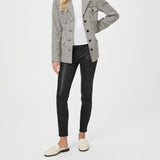 PAIGE Hoxton Ankle - Black Fog Luxe Coating