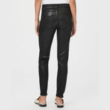 PAIGE Hoxton Ankle - Black Fog Luxe Coating