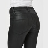PAIGE Hoxton Ankle - Black Fog Luxe Coating