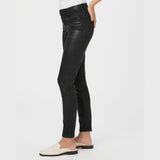 PAIGE Hoxton Ankle - Black Fog Luxe Coating