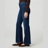 PAIGE Marlow Skimmer Flare Jean In Cambre