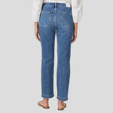 PAIGE Mayslie Straight Ankle Pant In Rock Show