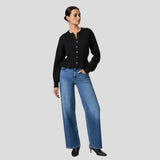 PAIGE Tatum 32" Wide Leg Jean In Bookshelf