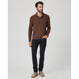 PAIGE Transcend Federal Slim Straight Jean In Navy