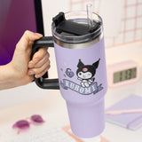Kuromi 900ml Insulated Cup and Straw