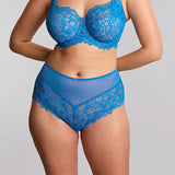 Panache Allure Deep Brief in Azure Blue