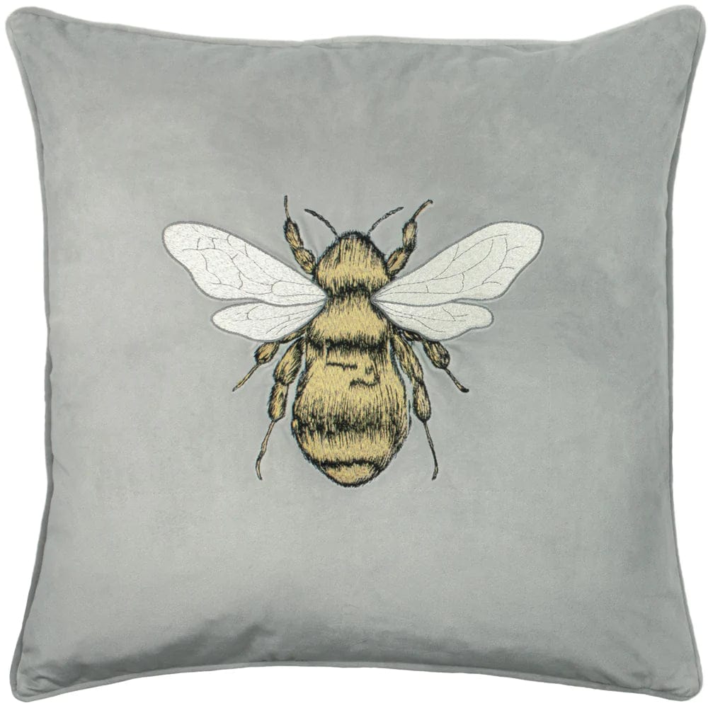 Paoletti Paoletti Hortus Bee Cushion Silver Grey Silver Grey 50 x