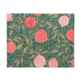 Paoletti Pomegranate Set of 4 Christmas Festive Placemats Green