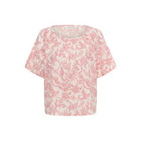BenthaPW Blouse In Peach Blossom Dot Paisley