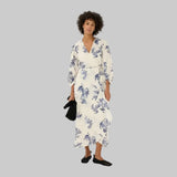 Part Two AlyaPW Dress In Blue Flower Print