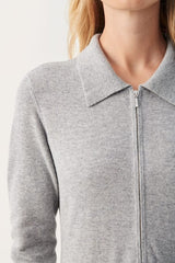 Part Two CheyennePW Long Sleeve Dress in Light Grey