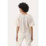 Part Two EstermarinePW Blouse In Green Bouquet Print