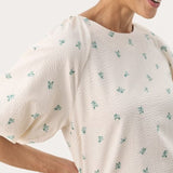 Part Two EstermarinePW Blouse In Green Bouquet Print