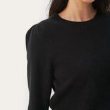 Part Two EvinaPW Cashmere Jumper in Black