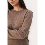Part Two EvinaPW Cashmere sweater In Mink Melange