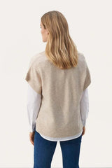 Part Two HevinPW Pullover Knit in Natural Melange