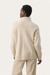 Part Two LilyePW Knitted Jumper in Birch