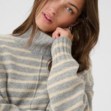 Part Two LilyePW Pullover In Grey French oak