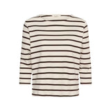 Part Two NelaPW T-shirt In Mole Stripe