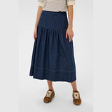 Part Two NelliaPW Skirt In Dark Blue Denim