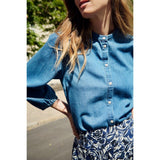 Part Two NicoliePw Denim Shirt In Medium Blue Denim