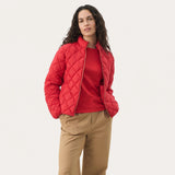 Part Two OliaOTW Jacket In Ribbon Red