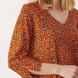 Part Two Riekes Top Koi Leo Print