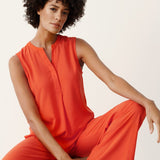 Part Two Sara Sleeveless Blouse Grenadine