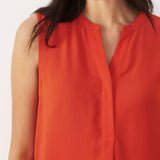 Part Two Sara Sleeveless Blouse Grenadine