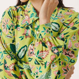 Part Two Shira Woven Dress Green Oasis