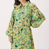 Part Two Shira Woven Dress Green Oasis
