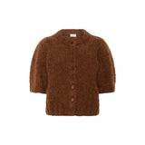 Part Two VernonaPW Cardigan In Sorrel Horse