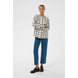 Part two YaninasPW Blouse in Big Dark Navy Check