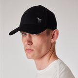 Paul Smith Cotton 'Zebra' Logo Baseball Cap In Black