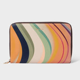 Paul Smith Women's Medium 'Dusky Swirl' Leather Zip-Around Purse