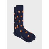 Paul Smith Cotton-Blend Dog Socks In Navy