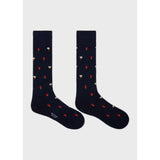 Paul Smith Cotton-Blend Ice Cream Socks Navy