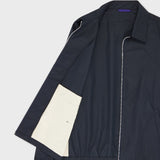Paul Smith Cotton-Blend Zip Jacket Navy