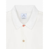 Paul Smith Cotton Regular Fit Short Sleeve Shirt In White